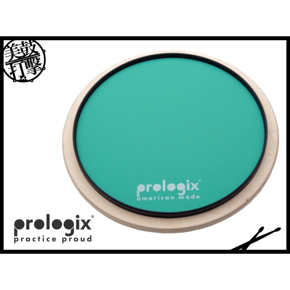 Prologix 綠色 Logix 12吋雙面打點板 【美鼓打擊】