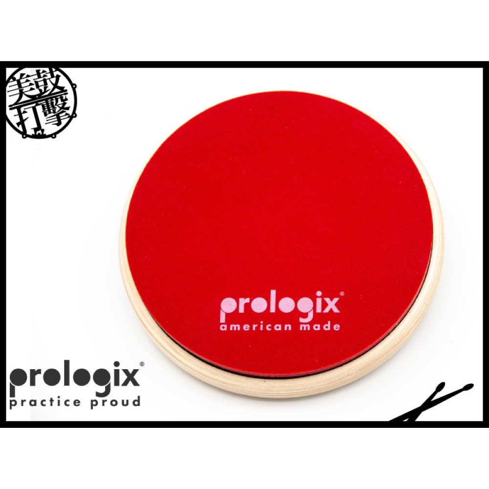 ProLogix storm6 六吋紅色風暴打點板 傳統鼓皮反彈手感【美鼓打擊】