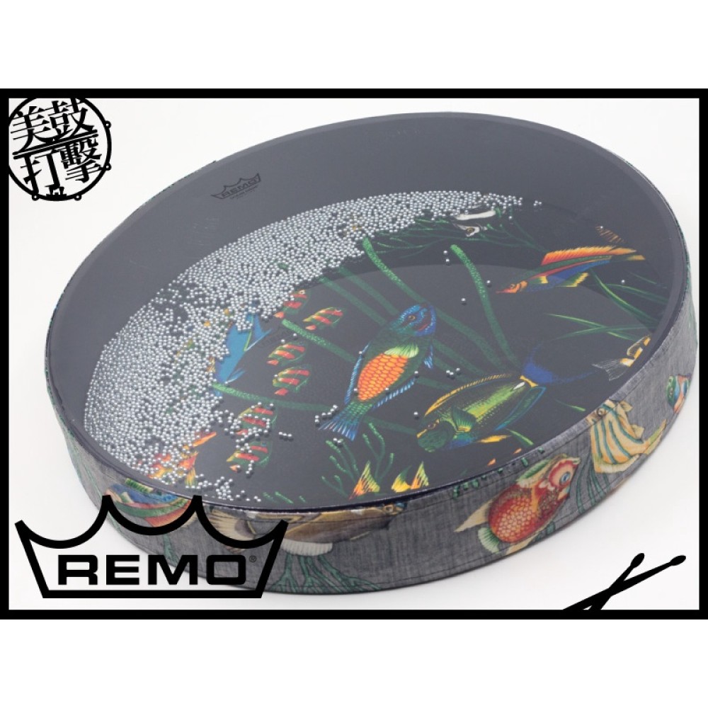 Remo 16吋海浪鼓 | 海洋鼓 ET-0216-10 熱帶魚圖裝 【美鼓打擊】