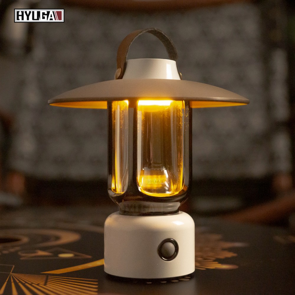 【HYUGA】L99 燈塔燈 露營燈 氣氛燈 光色切換 白光 黃光 暖白光 多功能 LED 手電筒 輕奢復古 質感露營燈