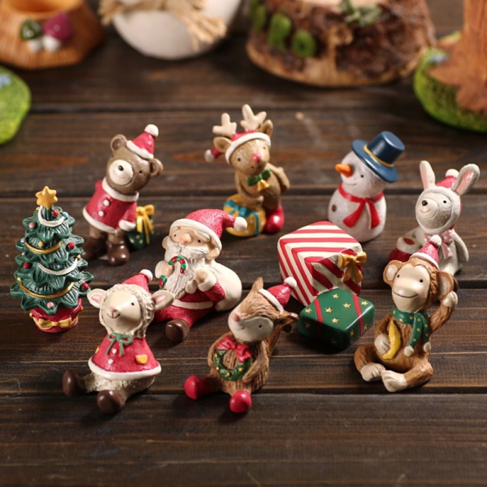 聖誕物語可愛動物10款☆ VITO zakka ☆ 聖誕禮品店面裝飾擺飾拍攝道具