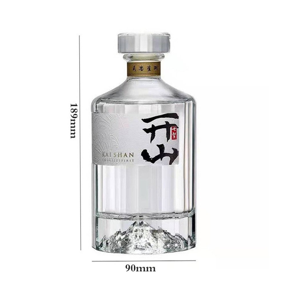 500ml開山造型玻璃瓶☆ VITO zakka ☆造型玻璃空瓶 預購中