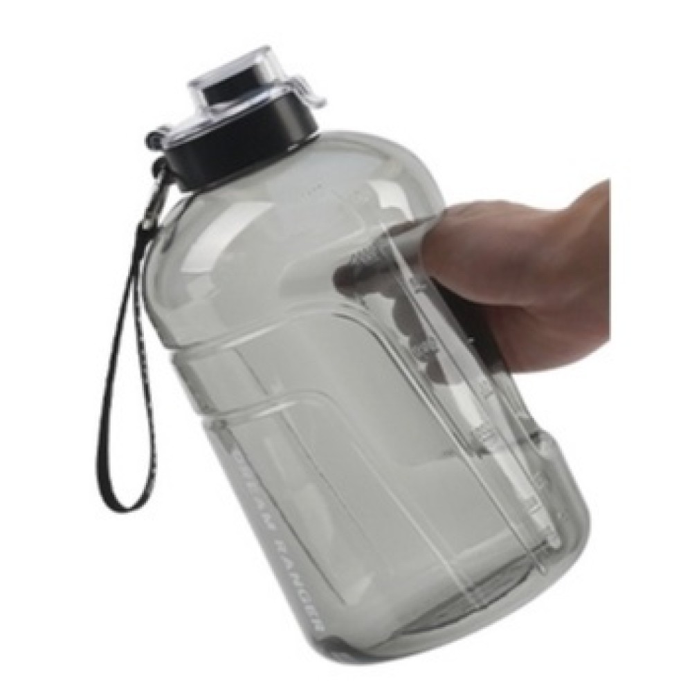 【豪划算🔨】1.5L 運動水壺 健身水壺 透明黑 透明白 單手開啟 大瓶口 輕便水壺 大容量 水壺