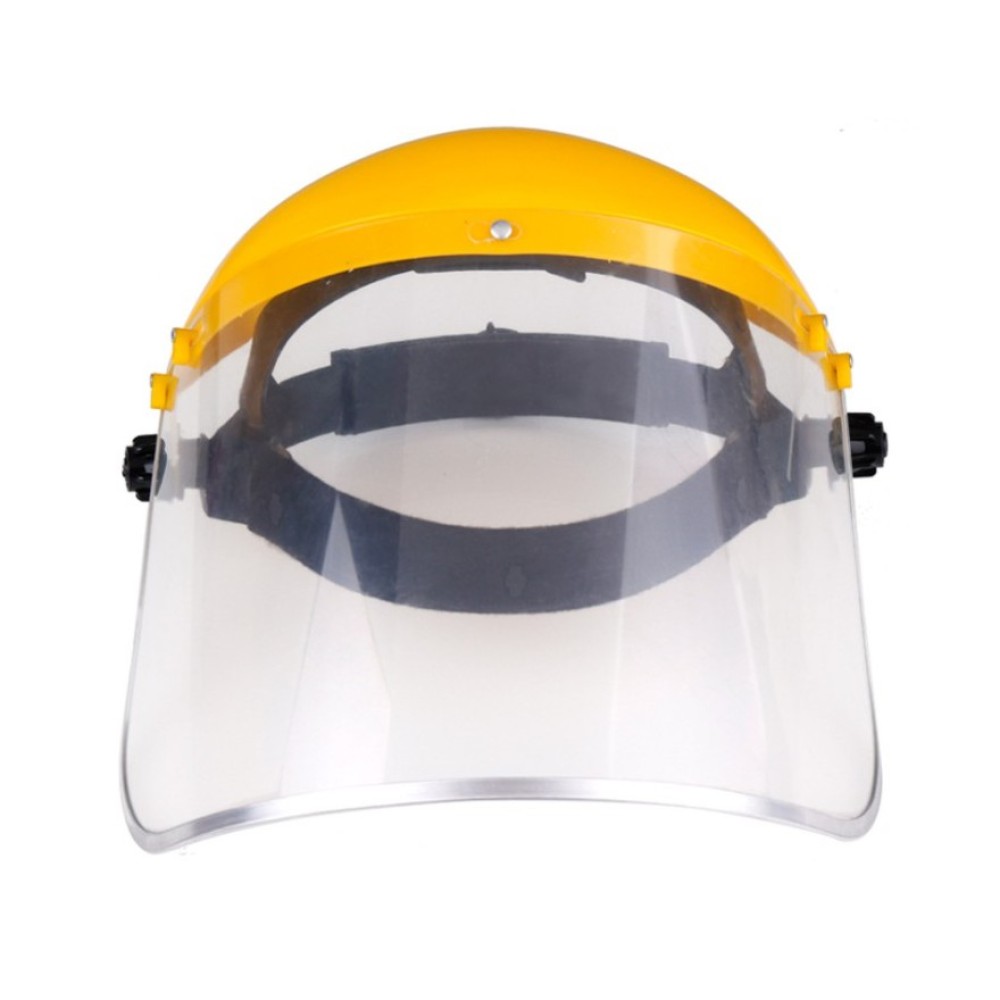 【豪划算🔨】頭戴式 透明防護面罩 加厚 鋁包邊 安全帽面罩 保護面罩 工作面罩 安全面罩 工作防護 隔熱面罩 面罩