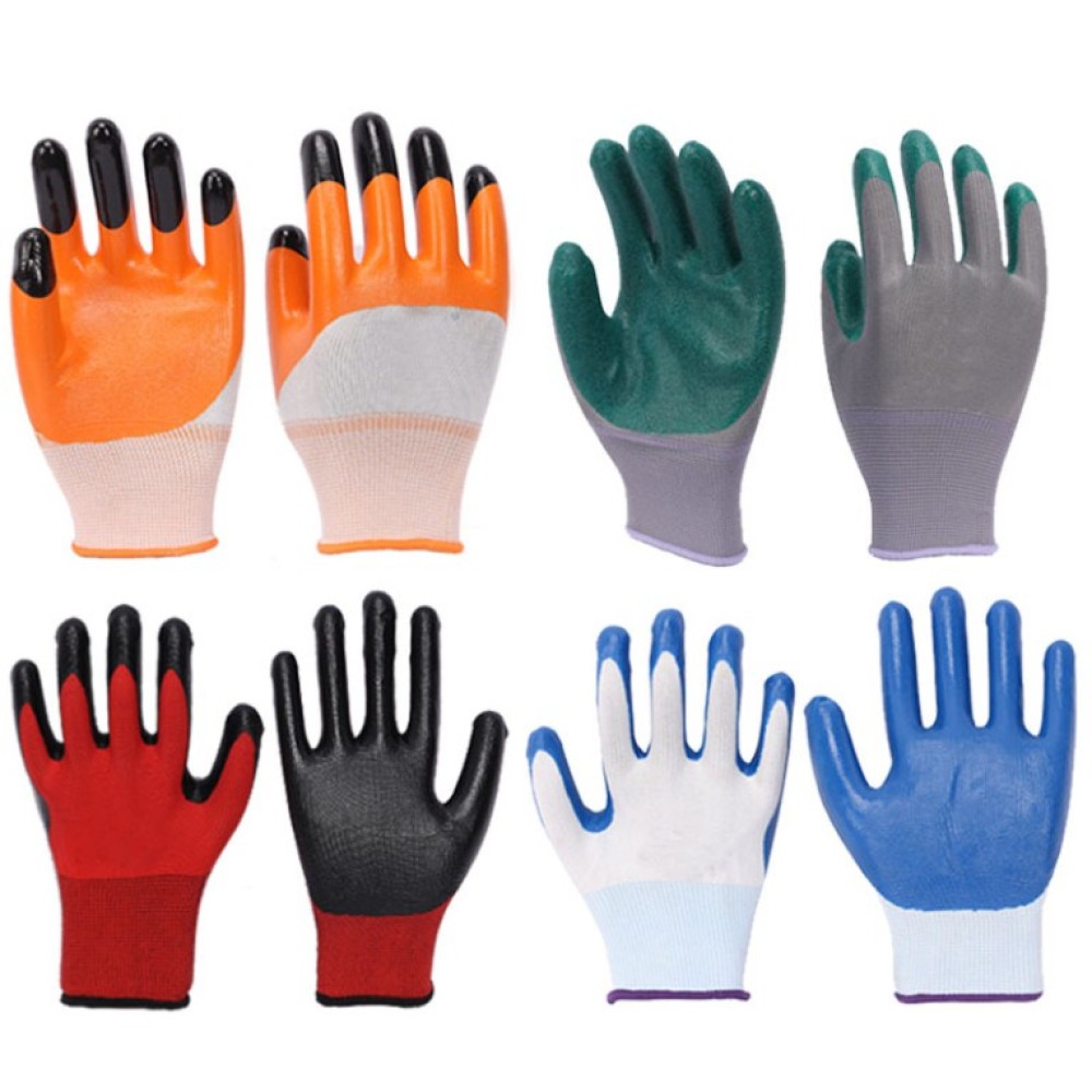 【豪划算🔨】一打 一般 / 加厚 超值裝 浸膠 丁晴手套 工地防滑 防油 耐磨 耐用 保護手套 工作手套 防滑手套