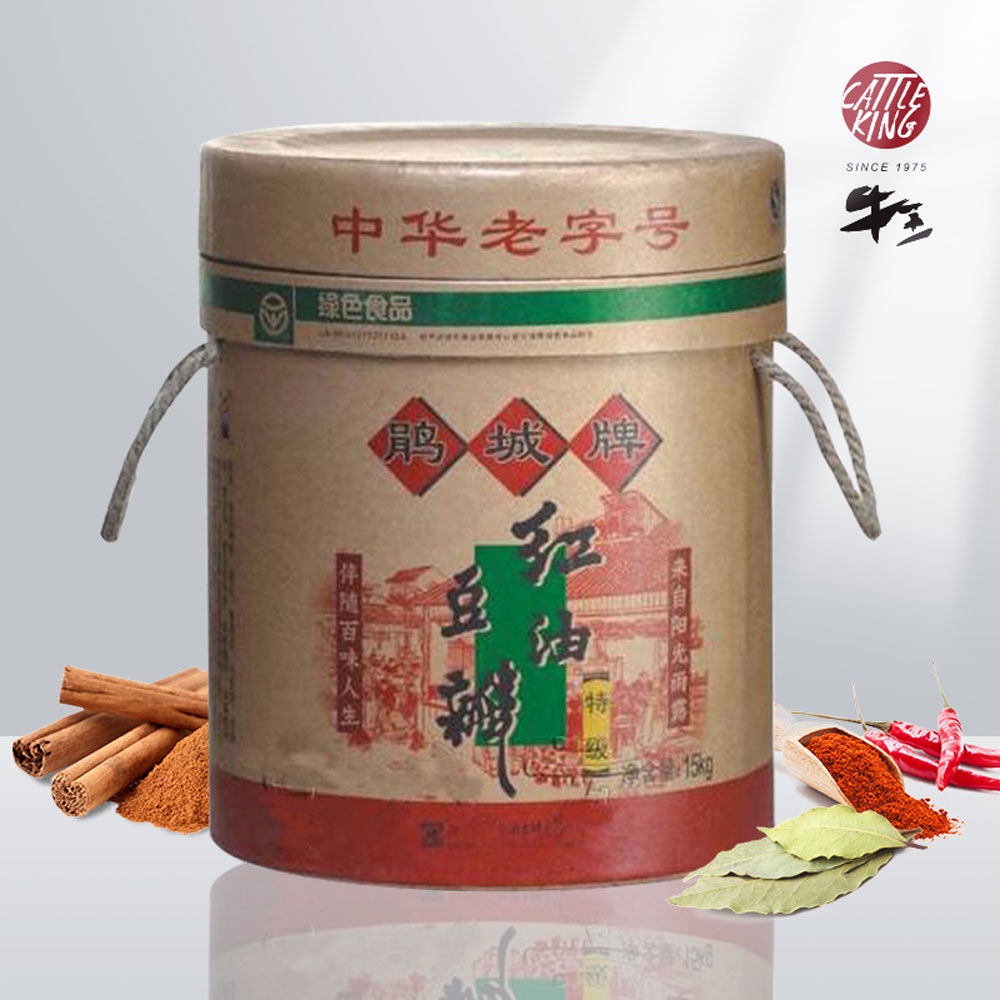 鵑城牌 特級紅油豆瓣醬 15KG/桶 郫縣 - 餐飲專用 現貨