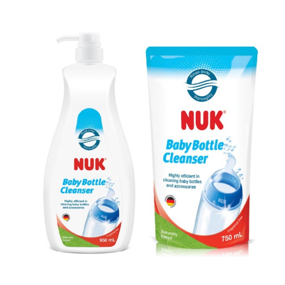 【亮童寶貝】NUK 奶瓶清潔液950ml+750ml
