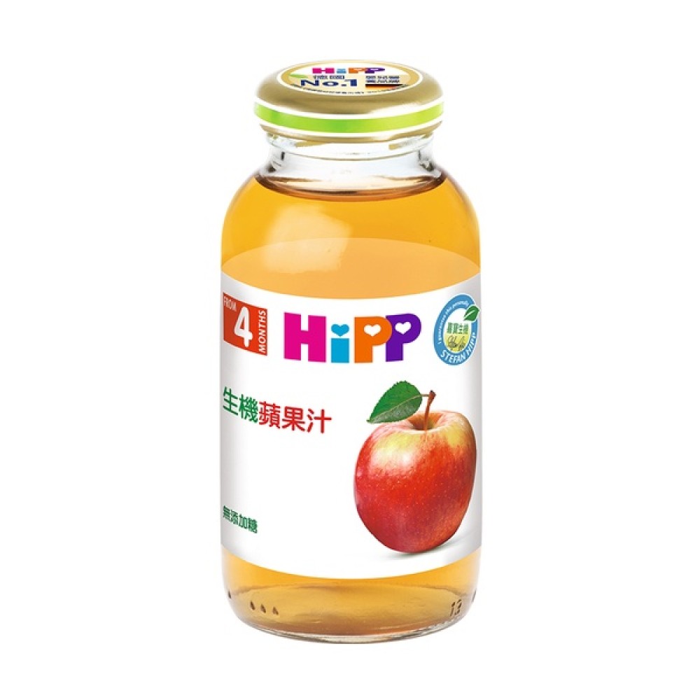 【亮童寶貝】HiPP 喜寶HiPP 生機蘋果汁/生機綜合紅寶多果汁( 200ml)
