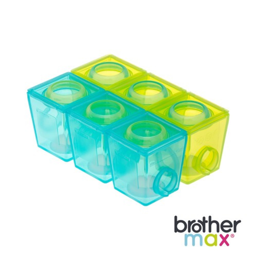 【亮童寶貝】brother max 冰磚王 - 副食品分裝盒, 小號 6 盒