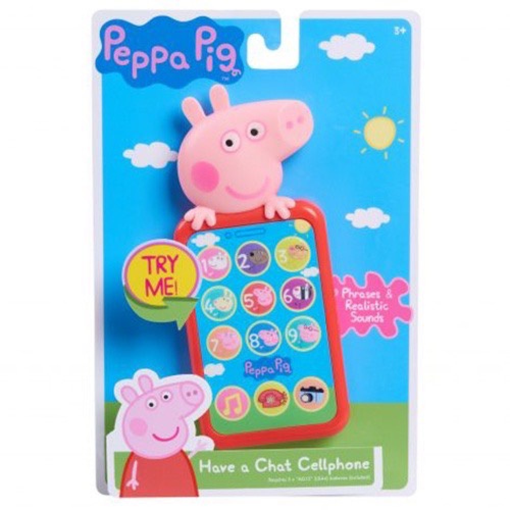 【亮童寶貝】Peppa Pig 粉紅豬 粉紅豬小妹-聲光手機