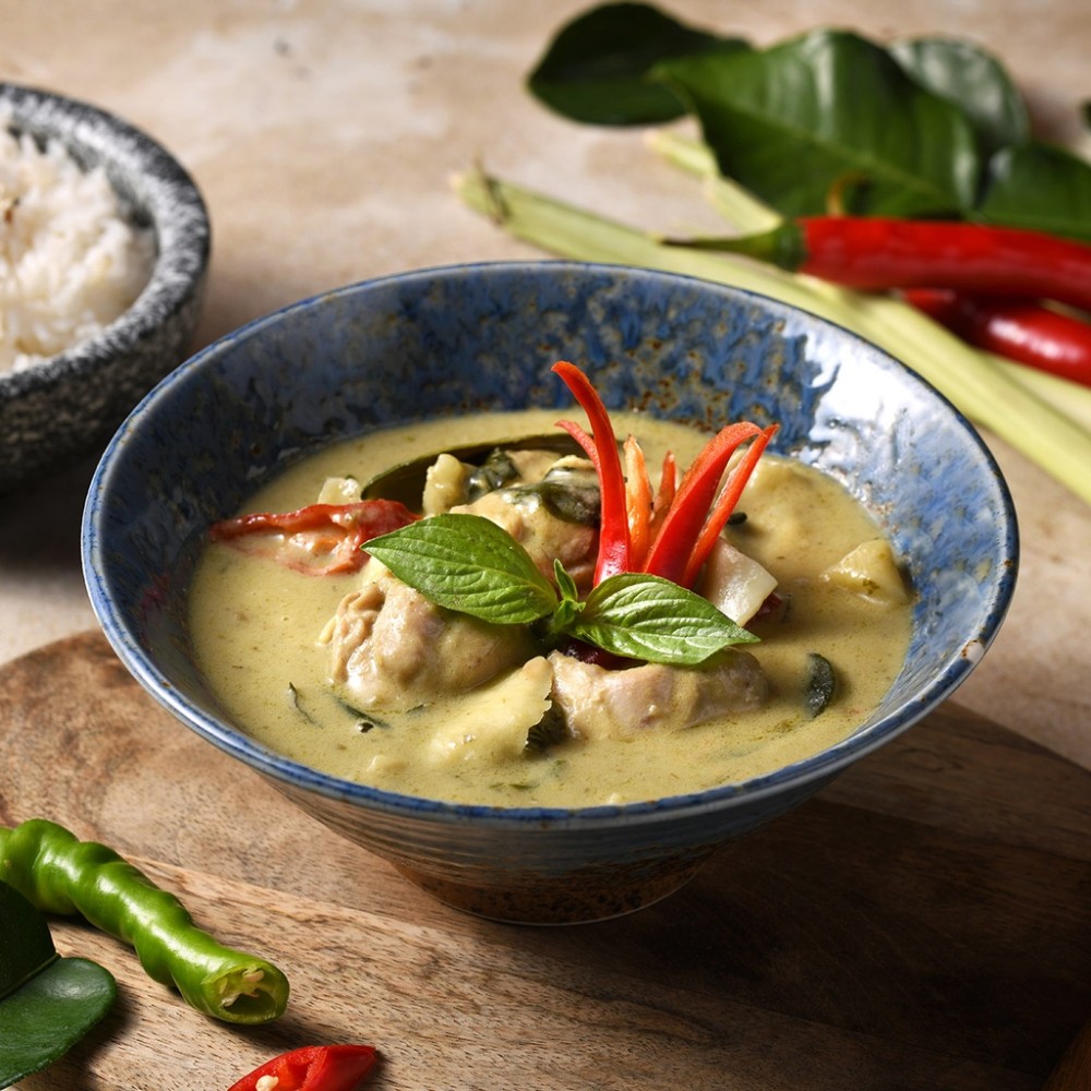 【Thai J】 泰式綠咖哩雞  泰式風味 綠咖哩 咖哩雞 調理包 料理包 冷凍