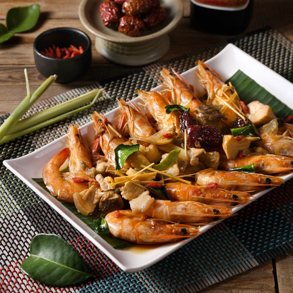 【折價券】【Thai J】 泰式醉鮮蝦  泰式風味 花雕酒 鮮蝦 調理包 料理包 冷凍 菜品