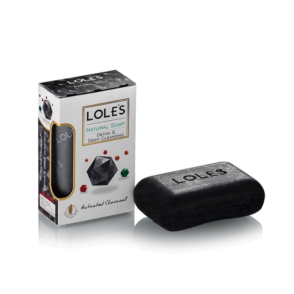 LOLE'S 機能皂 活性炭/美白 150G
