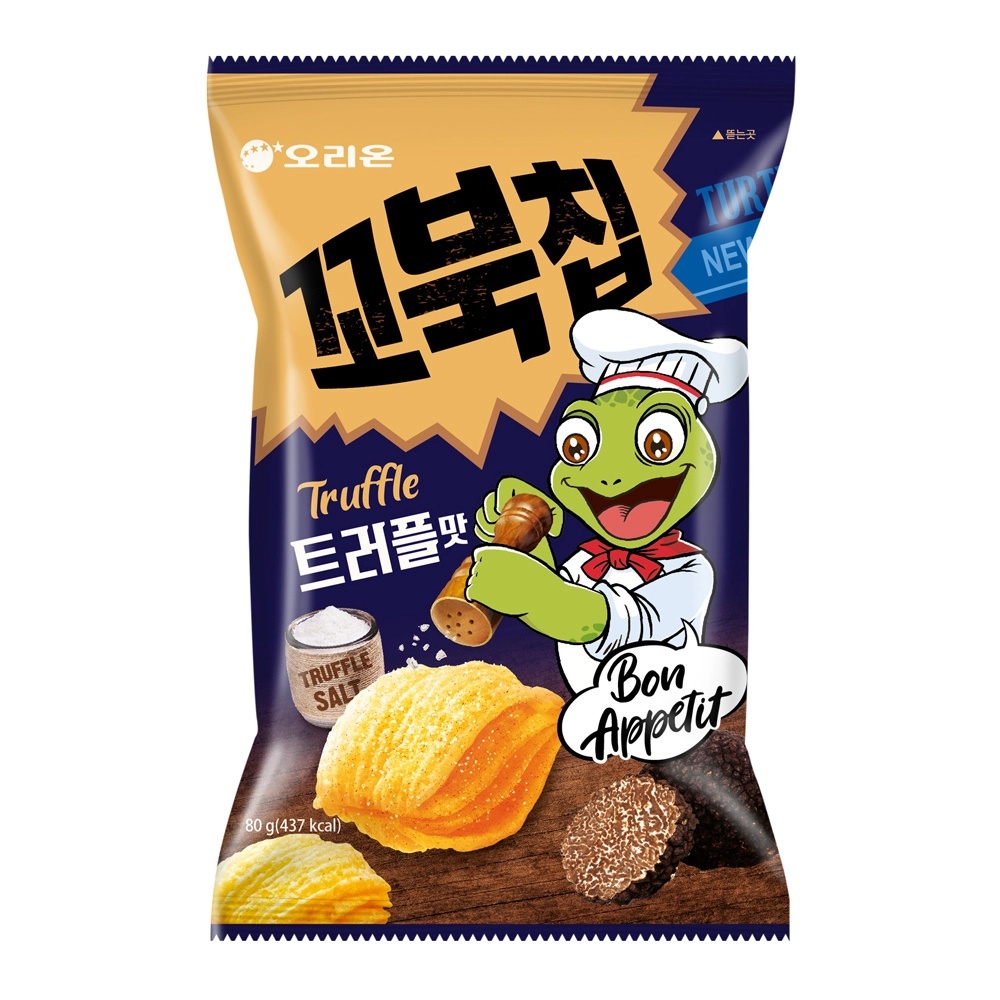 好麗友 烏龜玉米脆餅 松露口味 80g 韓國 烏龜餅乾