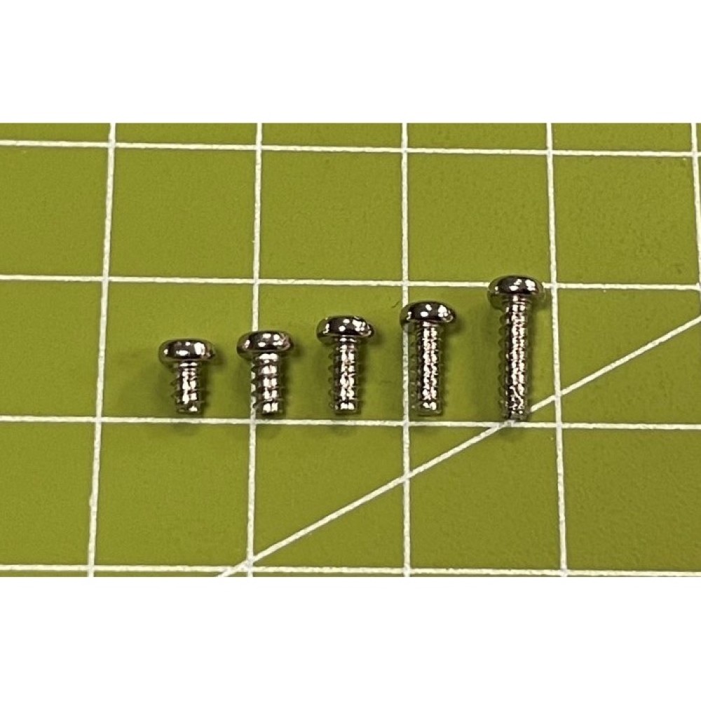 圓頭自攻平尾螺絲M2.3 x 3.4、4、5、6、8mm 電子螺絲 塑膠螺絲 符合ROHS、REACH審查