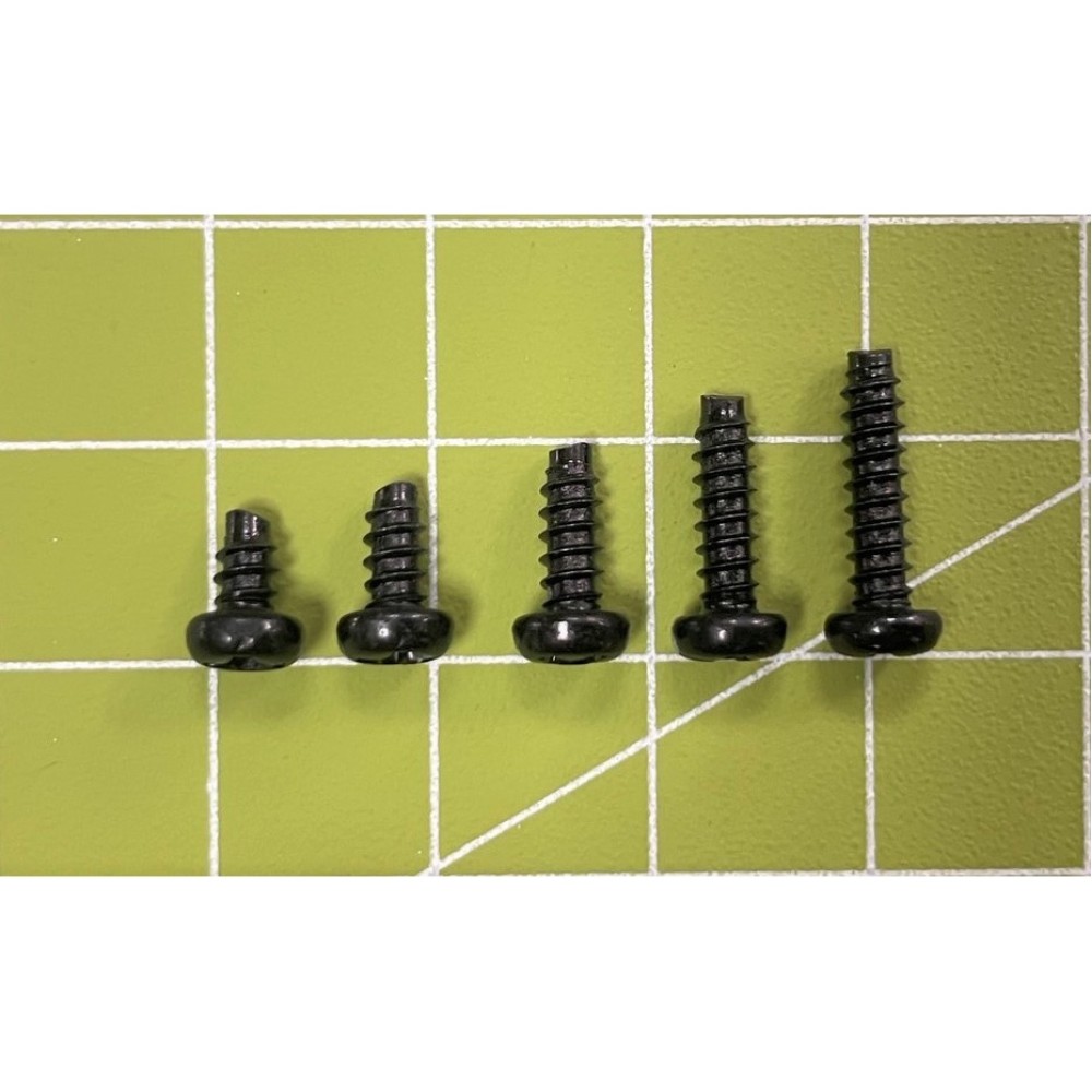 圓頭自攻平尾螺絲M3x5、6、8、10、12mm 電子螺絲 塑膠螺絲 符合ROHS、REACH審查另有三角牙螺絲可供選擇