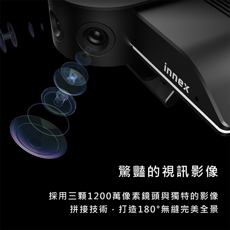 Innex易思｜C830 4K全景智能超廣角網路攝影機